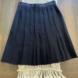 Vintage Brooks Brother extra fine merino wool pleated skirt